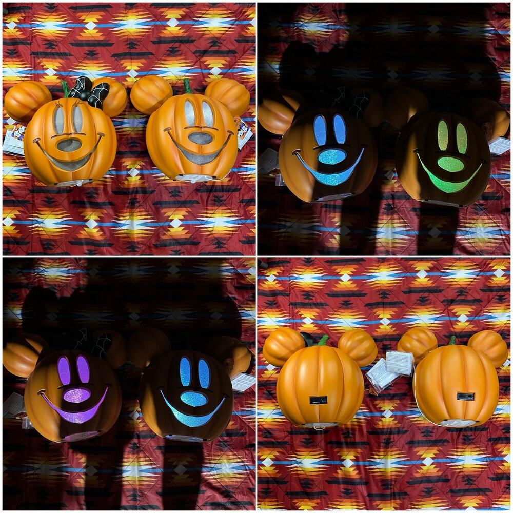 14” Disney Mickey & Minnie Mouse Pumpkin Blow Mold 2026 Home Depot Plays Music